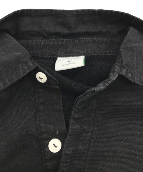 HIDDEN NEW YORK（ヒドゥンニューヨーク）HIDDEN NEW YORK (ヒドゥンニューヨーク) ポロスウェット ブラック サイズ:Mの古着・服飾アイテム