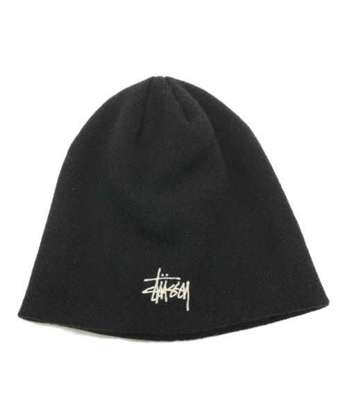 stussy（ステューシー）stussy (ステューシー) Basic Stüssy Skullcap ブラックの古着・服飾アイテム