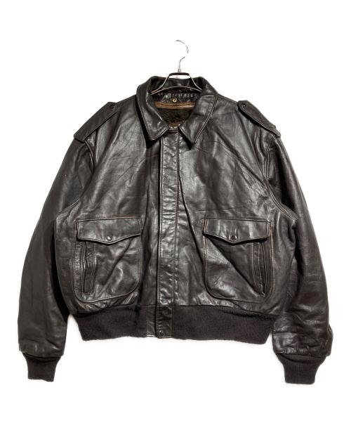 Schott（ショット）Schott (ショット) A-2レザージャケット/Leather Jacket ブラウン サイズ:52の古着・服飾アイテム