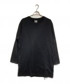 BLACK Scandal Yohji Yamamotoブラックスキャンダルヨウジヤマモト）の古着「リバースロゴバックプリントカットソー/Reverse Logo Back-Print T-Shirt」｜ブラック