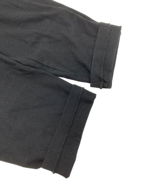 BLACK Scandal Yohji Yamamoto（ブラックスキャンダルヨウジヤマモト）BLACK Scandal Yohji Yamamoto (ブラックスキャンダルヨウジヤマモト) リバースロゴバックプリントカットソー/Reverse Logo Back-Print T-Shirt ブラック サイズ:3の古着・服飾アイテム