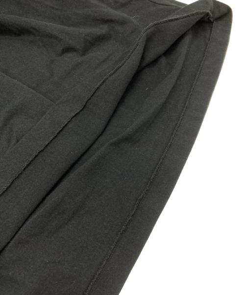 BLACK Scandal Yohji Yamamoto（ブラックスキャンダルヨウジヤマモト）BLACK Scandal Yohji Yamamoto (ブラックスキャンダルヨウジヤマモト) リバースロゴバックプリントカットソー/Reverse Logo Back-Print T-Shirt ブラック サイズ:3の古着・服飾アイテム