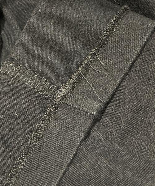 BLACK Scandal Yohji Yamamoto（ブラックスキャンダルヨウジヤマモト）BLACK Scandal Yohji Yamamoto (ブラックスキャンダルヨウジヤマモト) リバースロゴバックプリントカットソー/Reverse Logo Back-Print T-Shirt ブラック サイズ:3の古着・服飾アイテム