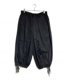 s'yte（サイト）の古着「ツイルハカマバルーンパンツ」｜ブラック