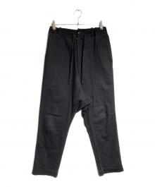 GROUND Y（グラウンドワイ）の古着「ドロップヒップパンツ/ Drop Crotch Pants」｜ブラック