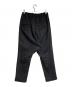 GROUND Y (グラウンドワイ) ドロップヒップパンツ/ Drop Crotch Pants ブラック サイズ:3：16000円