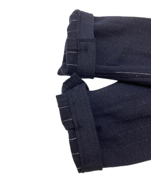 Yohji Yamamoto pour homme（ヨウジヤマモト プールオム）Yohji Yamamoto pour homme (ヨウジヤマモト プールオム) ウールフランネルロングカーディガン/Wool flannel long cardigan ネイビー サイズ:3の古着・服飾アイテム