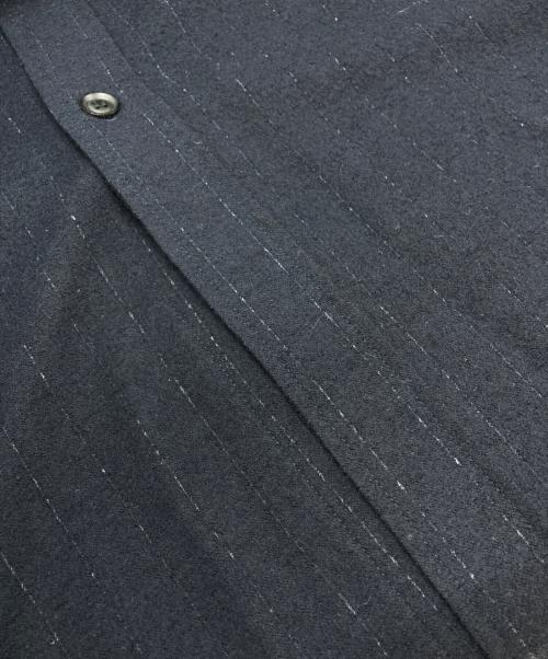 Yohji Yamamoto pour homme（ヨウジヤマモト プールオム）Yohji Yamamoto pour homme (ヨウジヤマモト プールオム) ウールフランネルロングカーディガン/Wool flannel long cardigan ネイビー サイズ:3の古着・服飾アイテム