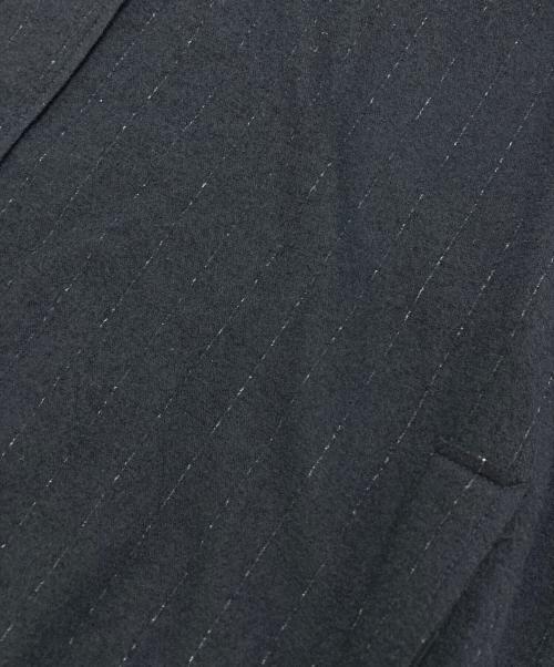 Yohji Yamamoto pour homme（ヨウジヤマモト プールオム）Yohji Yamamoto pour homme (ヨウジヤマモト プールオム) ウールフランネルロングカーディガン/Wool flannel long cardigan ネイビー サイズ:3の古着・服飾アイテム