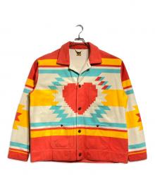 HUMAN MADE（ヒューマンメイド）の古着「OUTDOOR BLANKET FLEECE JACKET/アウトドアブランケットフリースジャケット」｜マルチカラー