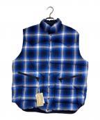RockyMountainFeatherBed×RAFUロッキーマウンテンフェザーベッド×ラフ）の古着「RMFC Down Vest/アールエムエフシー・ダウンベスト」｜ネイビー×ブラック