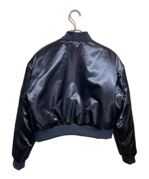 KITH（キス）KITH (キス) リバーシブル キルティング ロゴ刺繍 ボンバージャケット/Bomber jacket ネイビー サイズ:Sの古着・服飾アイテム