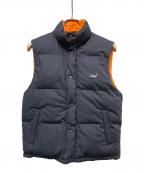 KITHキス）の古着「リバーシブルダウンベスト」｜ネイビー