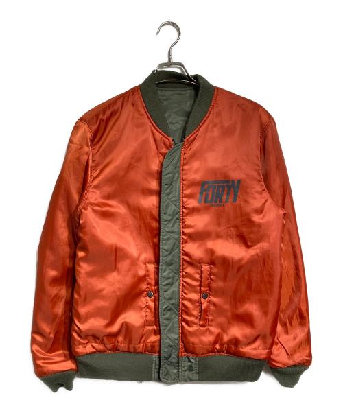 AVIREX（アヴィレックス）AVIREX (アヴィレックス) マルチステンシル MA-1 リバーシブルジャケット カーキ サイズ:XLの古着・服飾アイテム