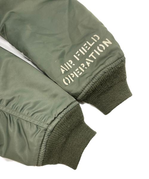 AVIREX（アヴィレックス）AVIREX (アヴィレックス) マルチステンシル MA-1 リバーシブルジャケット カーキ サイズ:XLの古着・服飾アイテム