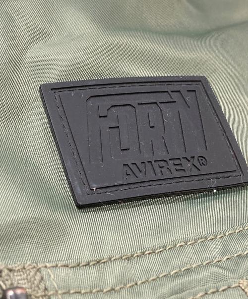 AVIREX（アヴィレックス）AVIREX (アヴィレックス) マルチステンシル MA-1 リバーシブルジャケット カーキ サイズ:XLの古着・服飾アイテム