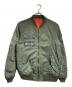 AVIREX（アヴィレックス）の古着「マルチステンシル MA-1 リバーシブルジャケット」｜カーキ