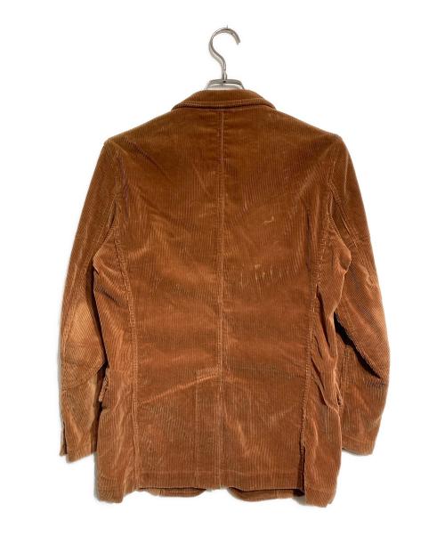 COMME des GARCONS HOMME PLUS（コムデギャルソンオムプリュス）COMME des GARCONS HOMME PLUS (コムデギャルソンオムプリュス) くるみ釦2Bコーデュロイジャケット/Covered Button 2B Corduroy Jacket ブラウン サイズ:Sの古着・服飾アイテム