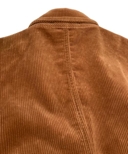 COMME des GARCONS HOMME PLUS（コムデギャルソンオムプリュス）COMME des GARCONS HOMME PLUS (コムデギャルソンオムプリュス) くるみ釦2Bコーデュロイジャケット/Covered Button 2B Corduroy Jacket ブラウン サイズ:Sの古着・服飾アイテム