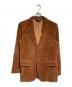 COMME des GARCONS HOMME PLUS（コムデギャルソンオムプリュス）の古着「くるみ釦2Bコーデュロイジャケット/Covered Button 2B Corduroy Jacket」｜ブラウン