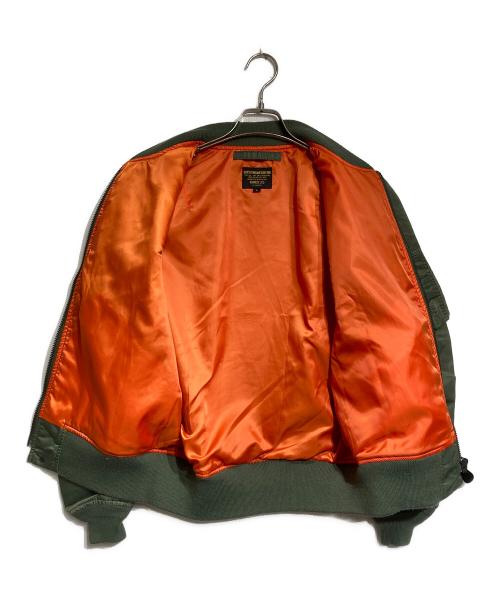 AVIREX（アヴィレックス）AVIREX (アヴィレックス) L-2 CM LOGO フライトジャケット/L-2 CM LOGO Flight Jacket カーキ サイズ:Lの古着・服飾アイテム