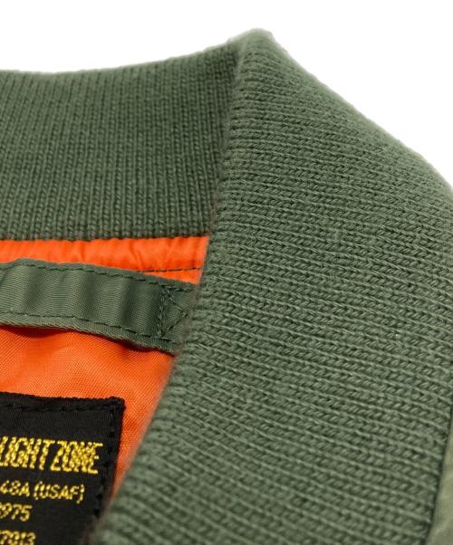 AVIREX（アヴィレックス）AVIREX (アヴィレックス) L-2 CM LOGO フライトジャケット/L-2 CM LOGO Flight Jacket カーキ サイズ:Lの古着・服飾アイテム