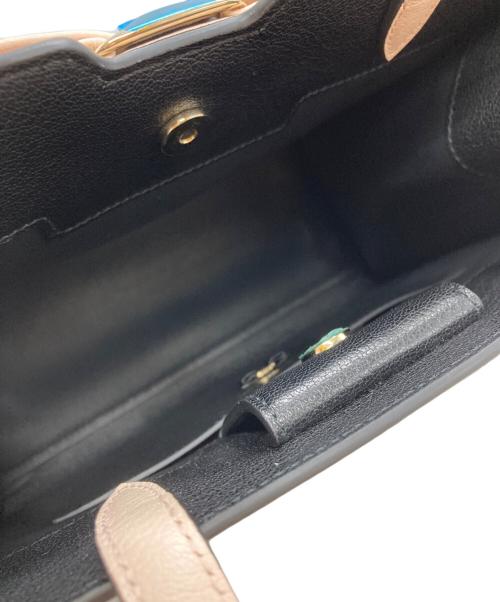 Salvatore Ferragamo（サルヴァトーレ フェラガモ）Salvatore Ferragamo (サルヴァトーレ フェラガモ) ヴァラリボンハンドルバッグ/Vara Bow top handle ブラックの古着・服飾アイテム