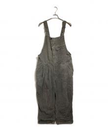 OUTIL（ウティ）の古着「製品染めコットンネップオーバーオール」｜グレー