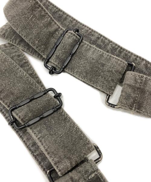 OUTIL（ウティ）OUTIL (ウティ) 製品染めコットンネップオーバーオール グレー サイズ:2の古着・服飾アイテム