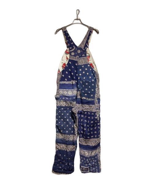 READYMADE（レディメイド）READYMADE (レディメイド) BOWWOW (バウワウ) Dj Muro BANDANA HEART CROWN OVERALL/バンダナハートクラウンオーバーオール ネイビー サイズ:Fの古着・服飾アイテム