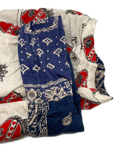 READYMADE（レディメイド）READYMADE (レディメイド) BOWWOW (バウワウ) Dj Muro BANDANA HEART CROWN OVERALL/バンダナハートクラウンオーバーオール ネイビー サイズ:Fの古着・服飾アイテム