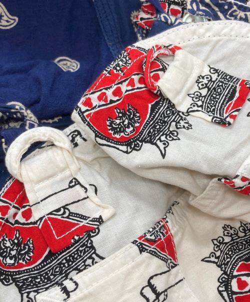 READYMADE（レディメイド）READYMADE (レディメイド) BOWWOW (バウワウ) Dj Muro BANDANA HEART CROWN OVERALL/バンダナハートクラウンオーバーオール ネイビー サイズ:Fの古着・服飾アイテム