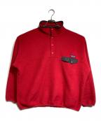 Patagonia SYNCHILLAパタゴニア シンチラ）の古着「シンチラフリーススナップジャケット/Synchilla Snap-T」｜レッド