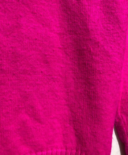 AMI PARIS（アミ パリス）AMI PARIS (アミ パリス) ハートロゴニット/Heart logo knit  ピンク サイズ:Ｌの古着・服飾アイテム