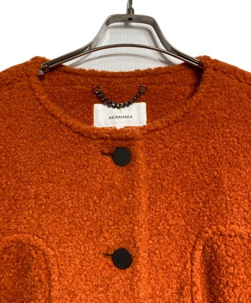 AKIRA NAKA（アキラナカ）AKIRA NAKA (アキラナカ) ジャシンタドロープショルダーコート/Jacinta Drop Shoulder Coat オレンジ サイズ:1の古着・服飾アイテム