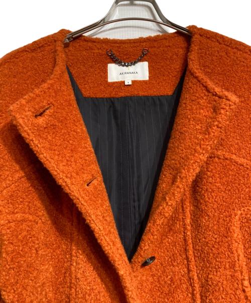 AKIRA NAKA（アキラナカ）AKIRA NAKA (アキラナカ) ジャシンタドロープショルダーコート/Jacinta Drop Shoulder Coat オレンジ サイズ:1の古着・服飾アイテム