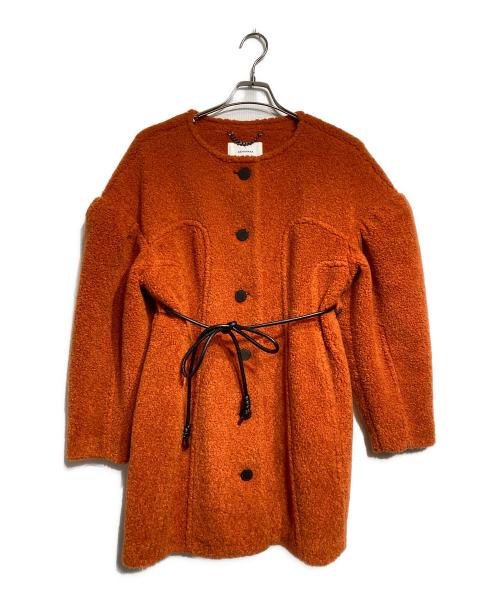 AKIRA NAKA（アキラナカ）AKIRA NAKA (アキラナカ) ジャシンタドロープショルダーコート/Jacinta Drop Shoulder Coat オレンジ サイズ:1の古着・服飾アイテム