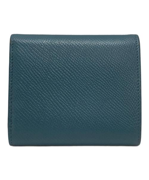 CELINE（セリーヌ）CELINE (セリーヌ) スモールトリフォールドウォレット ブルーの古着・服飾アイテム