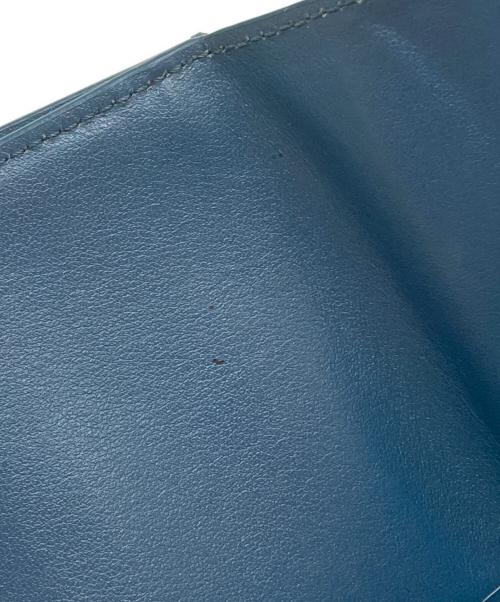 CELINE（セリーヌ）CELINE (セリーヌ) スモールトリフォールドウォレット ブルーの古着・服飾アイテム
