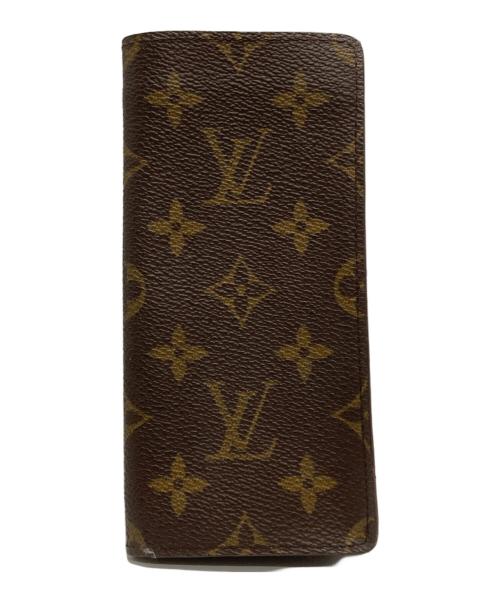 LOUIS VUITTON（ルイ ヴィトン）LOUIS VUITTON (ルイ ヴィトン) モノグラム眼鏡ケース/monogram glasses case ブラウンの古着・服飾アイテム