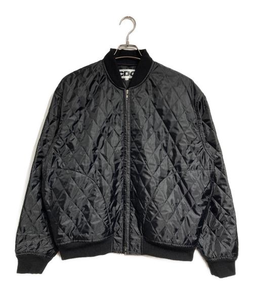 CDG（シーディージー）CDG (シーディージー) キルティングスタッフブルゾン/Quilted Staff Blouson ブラック サイズ:XLの古着・服飾アイテム