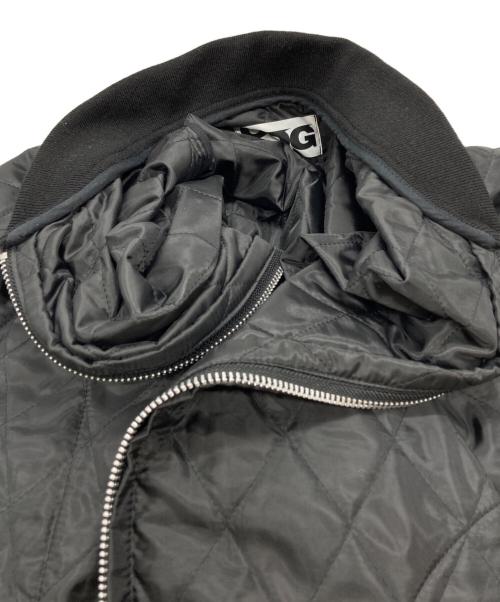 CDG（シーディージー）CDG (シーディージー) キルティングスタッフブルゾン/Quilted Staff Blouson ブラック サイズ:XLの古着・服飾アイテム