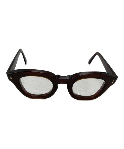 白山眼鏡店（ハクサンガンキョウテン）白山眼鏡店 (ハクサンガンキョウテン) GLAM PROTO/グラムプロト ブラウンの古着・服飾アイテム