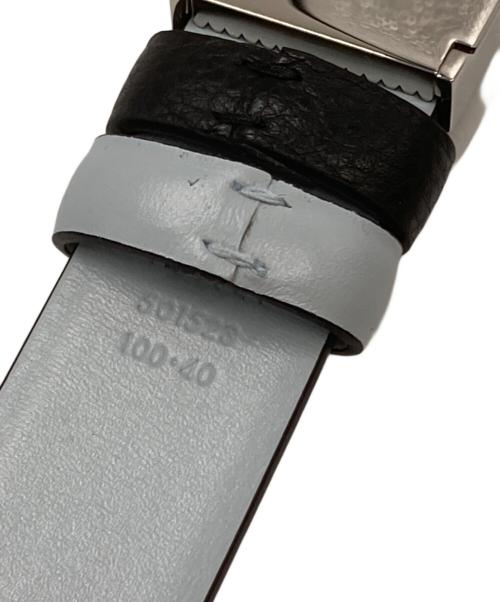 ALEXANDER McQUEEN（アレキサンダーマックイーン）ALEXANDER McQUEEN (アレキサンダーマックイーン) リバーシブルベルト/Reversible Belt ブラック サイズ:40の古着・服飾アイテム