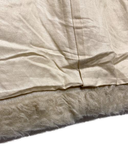 AURALEE（オーラリー）AURALEE (オーラリー) SHETLAND WOOL BOA BIG BLOUSON/シェットランドウール ボア ビッグブルゾン ベージュの古着・服飾アイテム