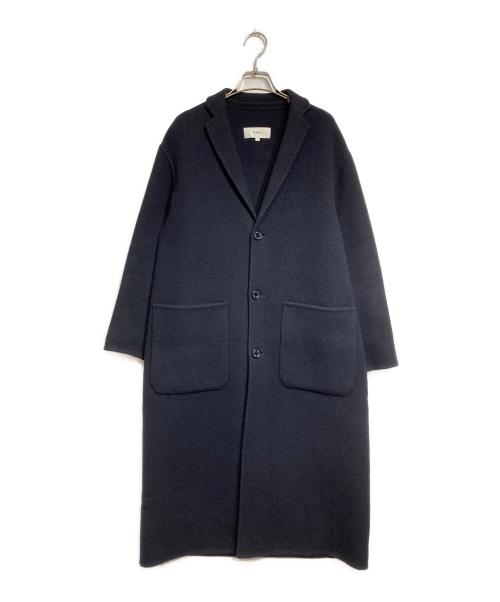 HYKE（ハイク）HYKE (ハイク) メルトンチェスターコート ネイビー サイズ:1の古着・服飾アイテム