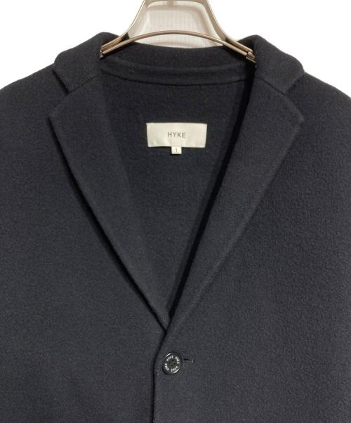 HYKE（ハイク）HYKE (ハイク) メルトンチェスターコート ネイビー サイズ:1の古着・服飾アイテム