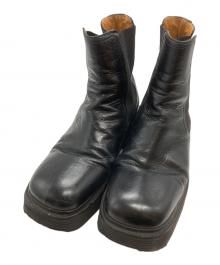 MARNI（マルニ）の古着「スクエアトゥサイドゴアブーツ/Square Toe Chelsea Boots」｜ブラック