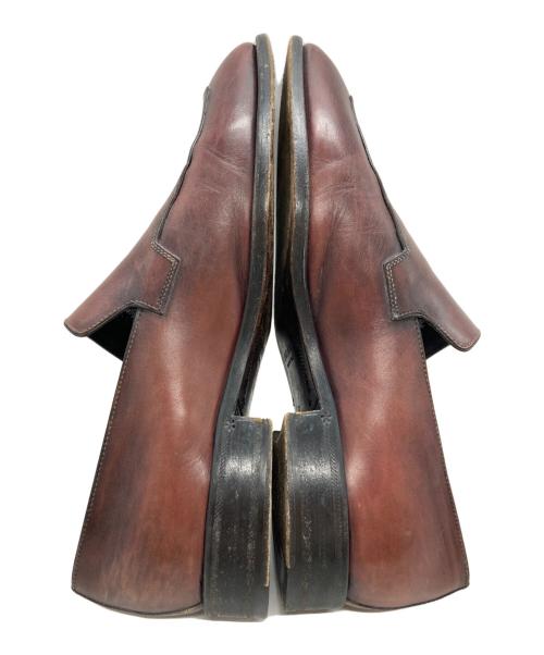 GIORGIO ARMANI（ジョルジョアルマーニ）GIORGIO ARMANI (ジョルジョアルマーニ) ヴァンプローファー ブラウン サイズ:43の古着・服飾アイテム