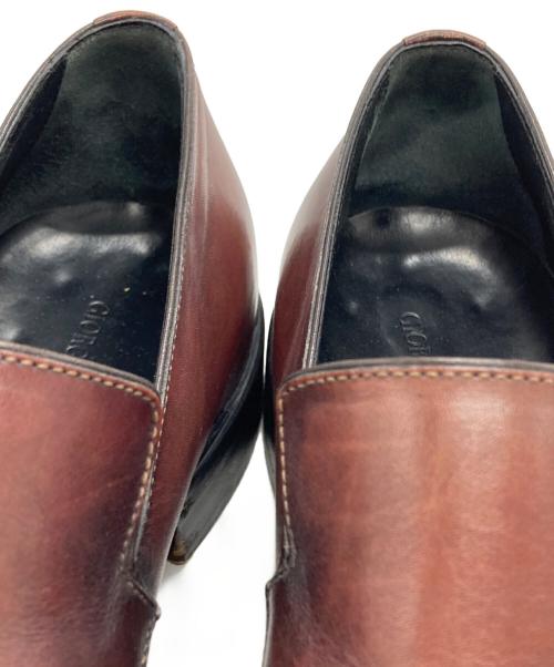 GIORGIO ARMANI（ジョルジョアルマーニ）GIORGIO ARMANI (ジョルジョアルマーニ) ヴァンプローファー ブラウン サイズ:43の古着・服飾アイテム